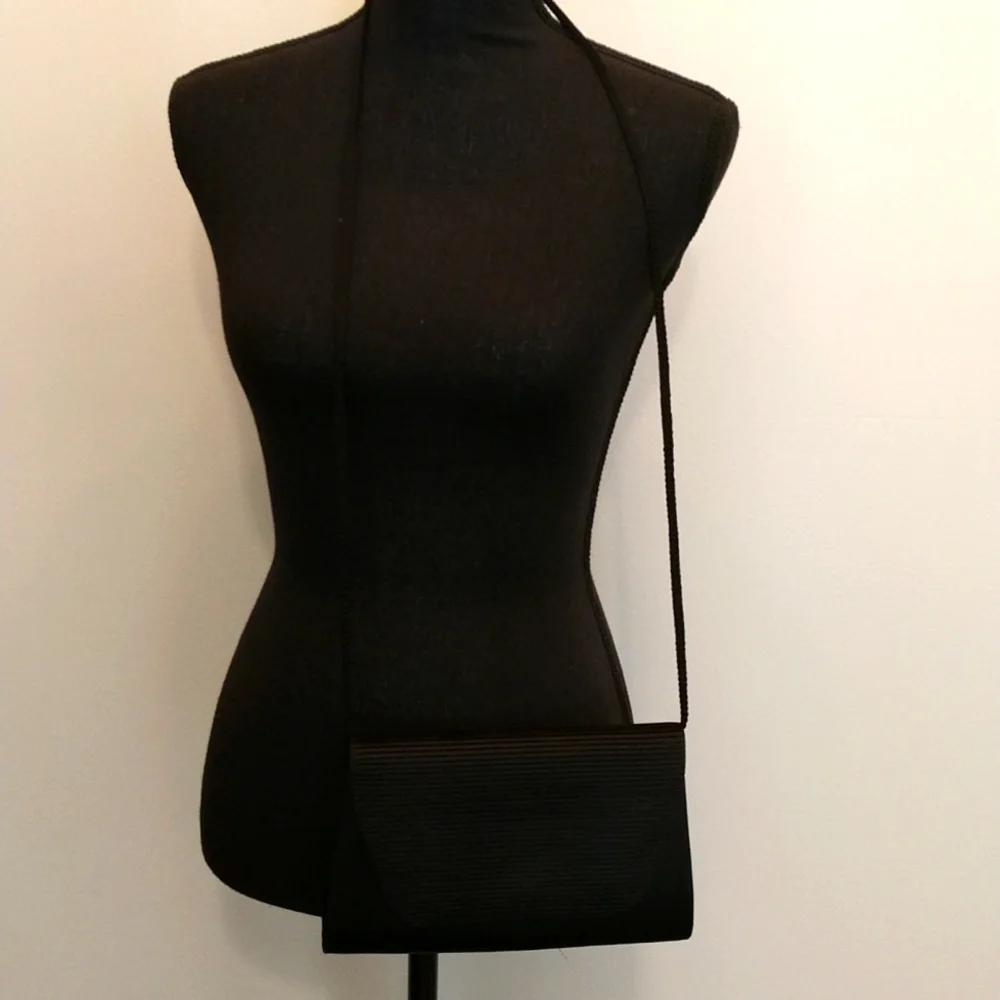 Carla Marchi Women’s Crossbody Black Dress‎ Purse